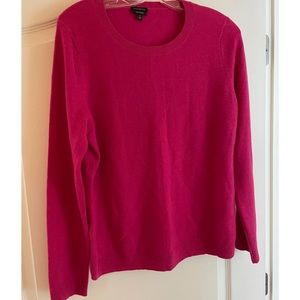 Gently used Fuchsia Cashmere Talbots sweater